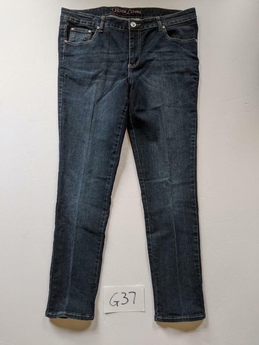 Rosy Loves Blue Jeans Size 16 Skinny Stretch Womens -0820G37
